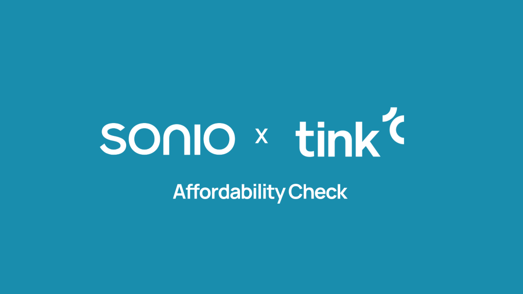 Affordability Check - SONIO and tink